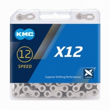 řetěz KMC X-12 silver/black