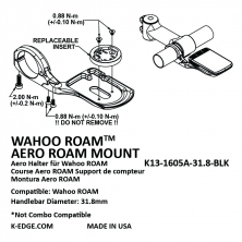 držák computeru K-EDGE Wahoo Aero ROAM Mount 31,8
