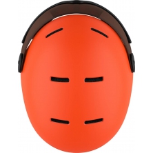 lyžařská helma SALOMON Grom Visor flame/tonic orange 22/23