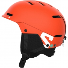 lyžařská helma SALOMON Husk JR neon orange 23/24