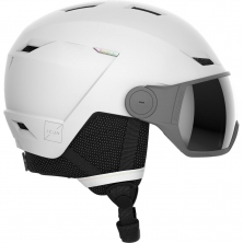 lyžařská helma SALOMON Icon LT Visor FLS white 23/24