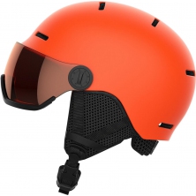 lyžařská helma SALOMON Grom Visor flame/tonic orange 22/23
