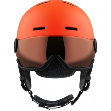 lyžařská helma SALOMON Grom Visor flame/tonic orange 22/23