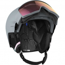 lyžařská helma SALOMON Driver Prime Sigma Plus wrough iron 22/23