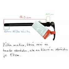 osa FORMULA pro zadní pevné náboje E-Thru 12 x 142