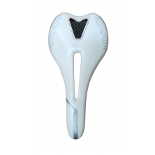 sedlo Selle Italia SLR flow bílé/stříbrné manganese
