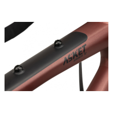 GHOST Asket Advanced EQ AL (2025) Metallic Rusted Dark Red/Black Matt