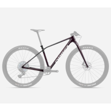 rám ORBEA ALMA OMX + Spirit Fork (2024) wine red carbon view/carbon raw