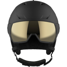 lyžařská helma SALOMON Pioneer LT Visor Sigma black/grey 22/23