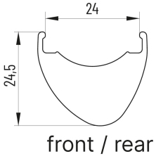 zapletená kola 28" MICHE Contact GR