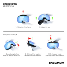lyžařské brýle SALOMON Radium Pro Sigma rosin