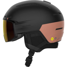 lyžařská helma SALOMON Driver Prime Sigma Photo MIPS black/rose gold metallic 23/24