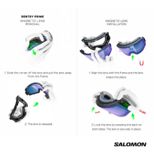 lyžařské brýle SALOMON Sentry Prime Sigma black