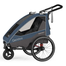 vozík QERIDOO Sportrex 1 - Jeans Blue