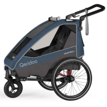 vozík QERIDOO Sportrex 2 - Jeans Blue