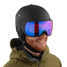 lyžařská helma SALOMON Pioneer LT Visor black 23/24