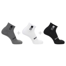 ponožky SAL.Everyday ankle 3pack bk/wh XL