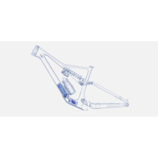 ORBEA RALLON M-TEAM (2024), forest green carbon view/blue stone