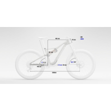 ORBEA RALLON M-TEAM (2024), forest green carbon view/blue stone