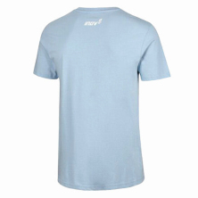 triko INOV8 COTTON TEE "INOV8" M, light blue