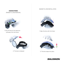 lyžařské brýle SALOMON Radium Prime Sigma Photochromic black
