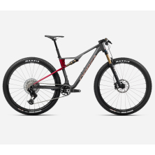 ORBEA OIZ M-TEAM AXS (2025), diamond carbon view/cherry red