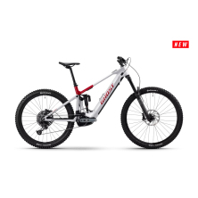 GHOST E-Riot CF Advanced (2025) Misty Gray/Rebel Red