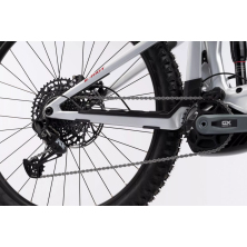 GHOST E-Riot CF Advanced (2025) Misty Gray/Rebel Red