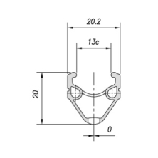 ráfek MACH 700C CFX black 32H