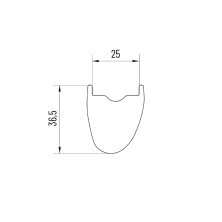zapletená kola 28" MICHE Carbo Graff EVO