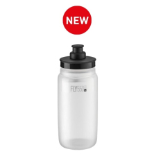 láhev ELITE 0,5l Fly Tex transparentní černé víčko