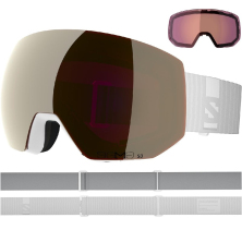 lyžařské brýle SALOMON Radium PRO Sigma white/light blue