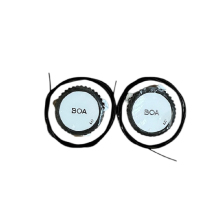 Kit Boa GAERNE Li2 white pravé+levé