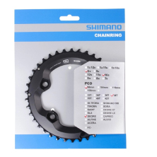 převodník SH FCM6000 38z pro kliky 38-28 blk 2x10s