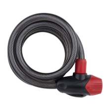 zámek PRO-T lanko 1200x12mm spirála černý