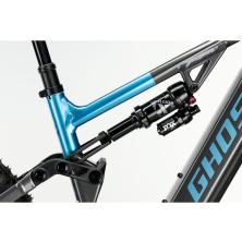 GHOST E-ASX ABS Shadowed Slate/Light Navy Blue Glossy