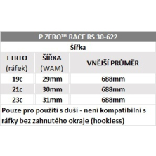 plášť PIRELLI P Zero Race RS 30-622, černý
