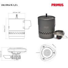 Vařič set PRIMUS Lite Ultra XL