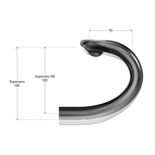 řidítka DEDA silniční Superzero RS ALU 44cm 440mm