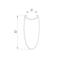 výplety MICHE sil. KLEOS 67 Full Carbon SH 67/67