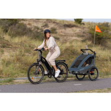 vozík QERIDOO Sportrex 1 - Jeans Blue