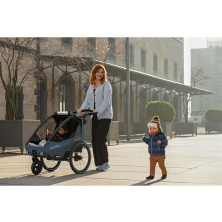 vozík QERIDOO Sportrex 2 - Jeans Blue
