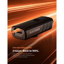 světlo MAGICSHINE přední RAY 3000 8f USB black
