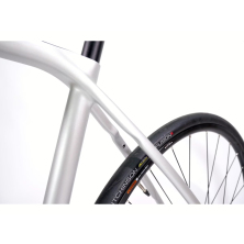 LOOK 765 Optimum 2 105 Metallic Silver/True Blood / Shimano WH-RS171